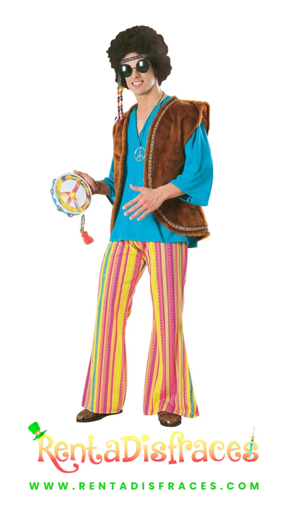 Disfraz Arte y música hippie