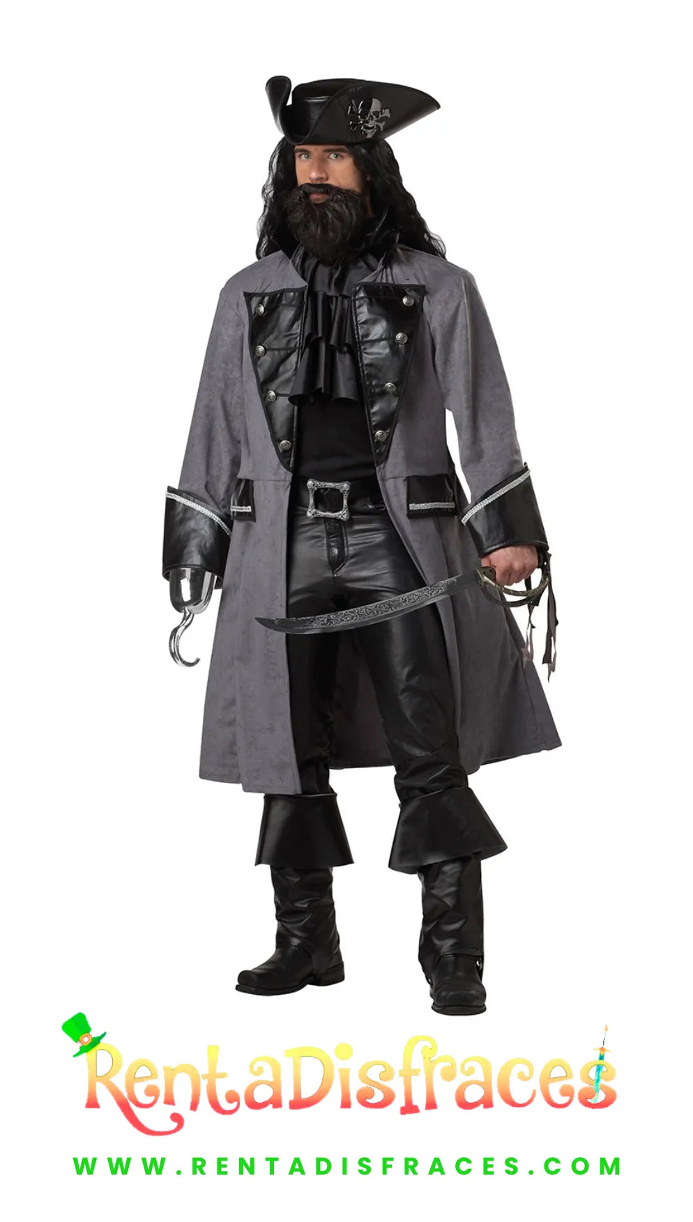 402.- Disfraz de Barba Negra
