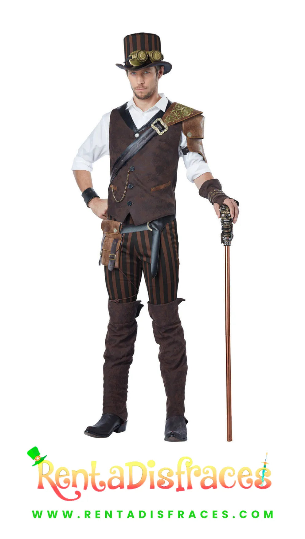 446.- Disfraz de Caballero Steampunk