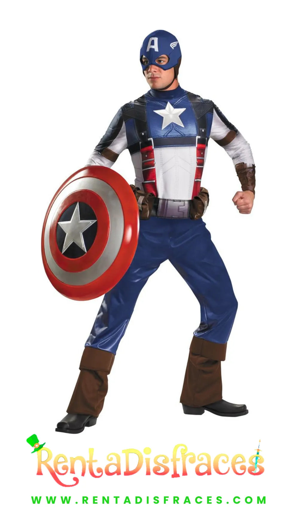068.- Disfraz de Capitán América
