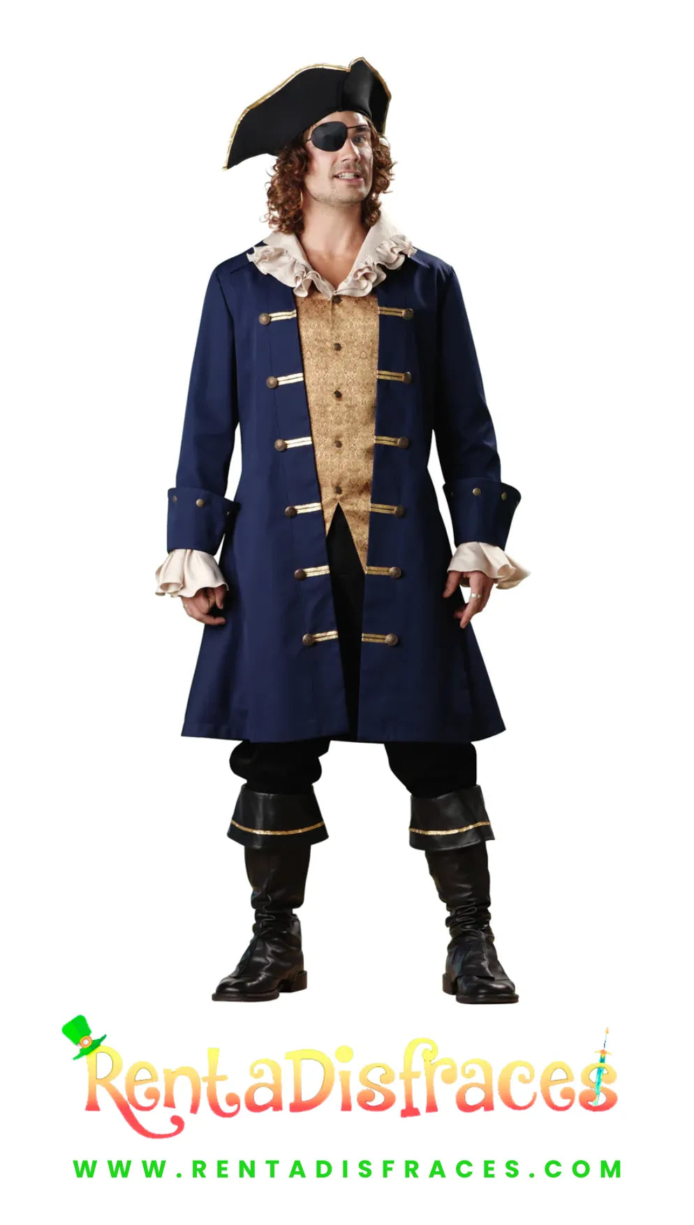 408.- Disfraz de Capitán Pirata