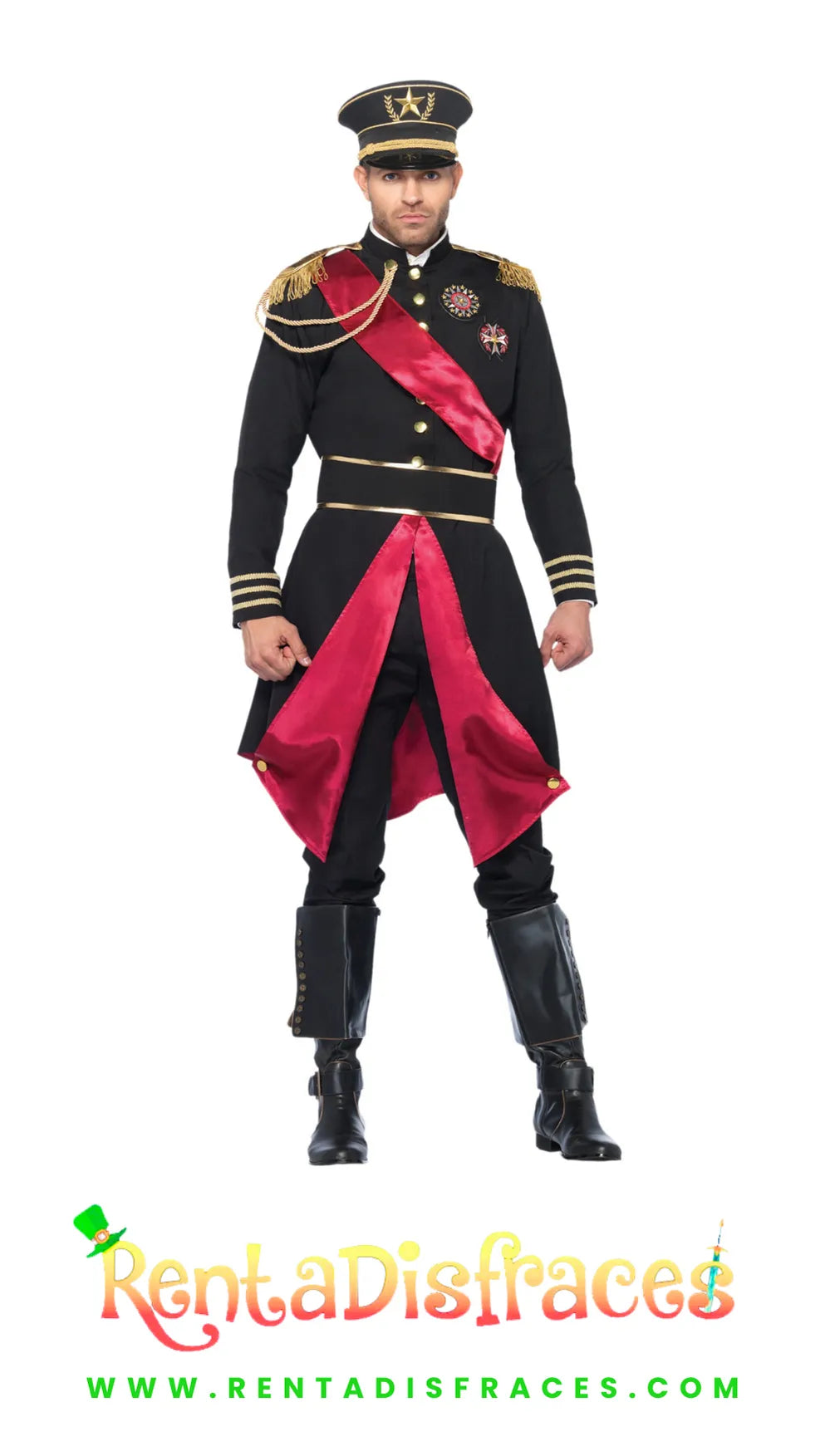 444.- Disfraz de Capitán militar