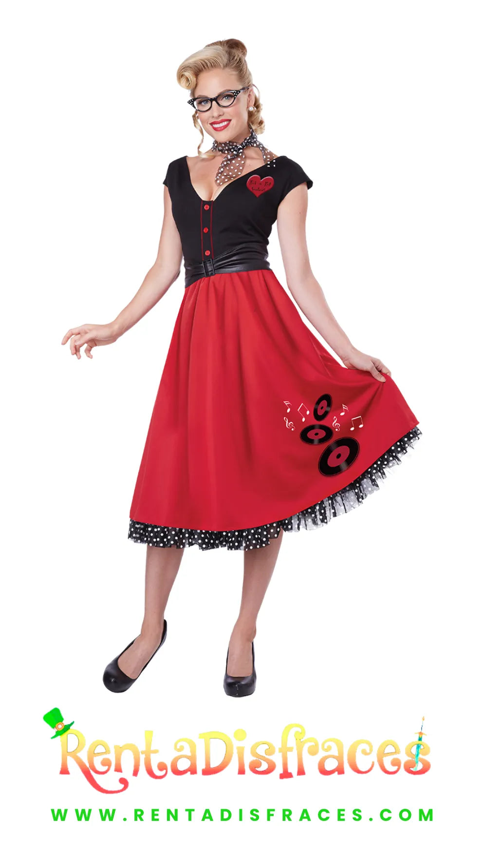 Disfraz de Chica Rock & Roll