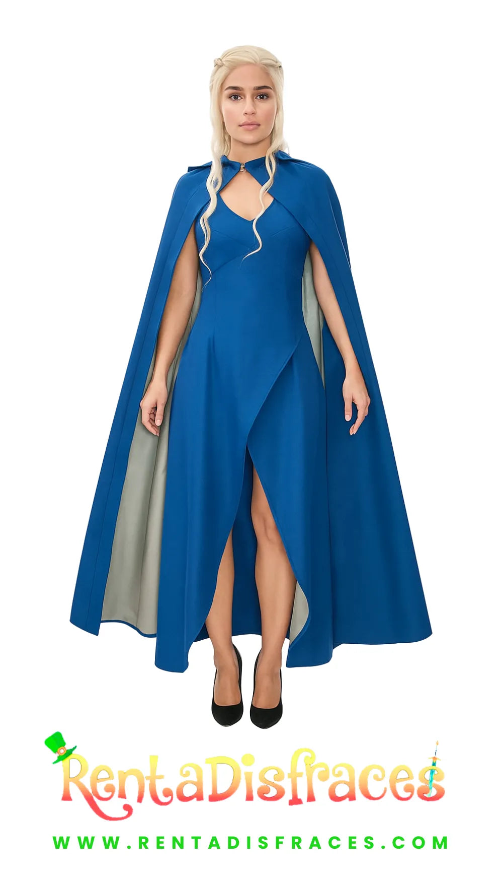 245.- Disfraz de Daenerys Targaryen mod azul rey