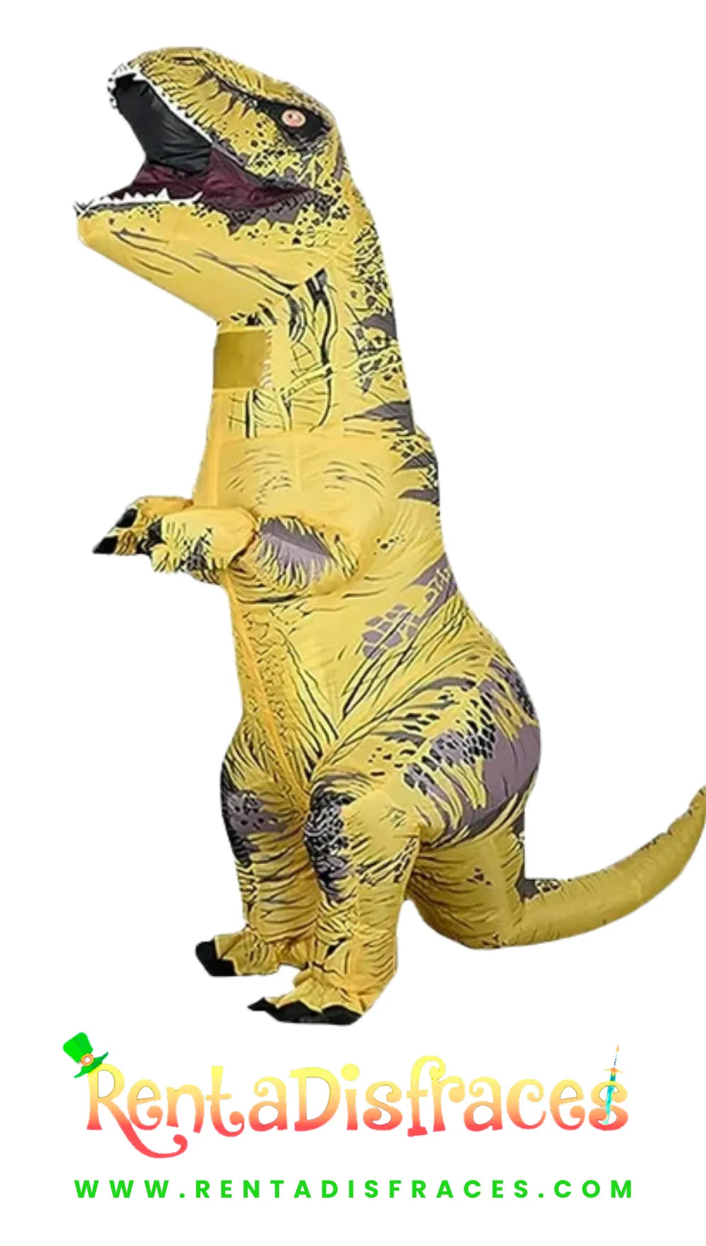Disfraz de Dinosaurio amarillo