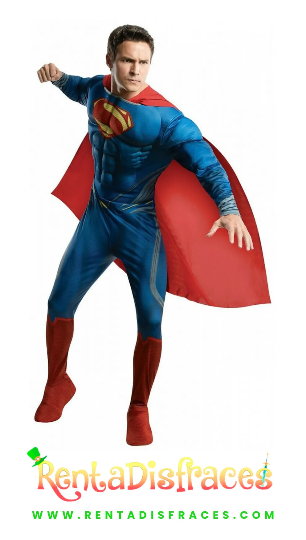 037.- Disfraz del Hombre de Acero