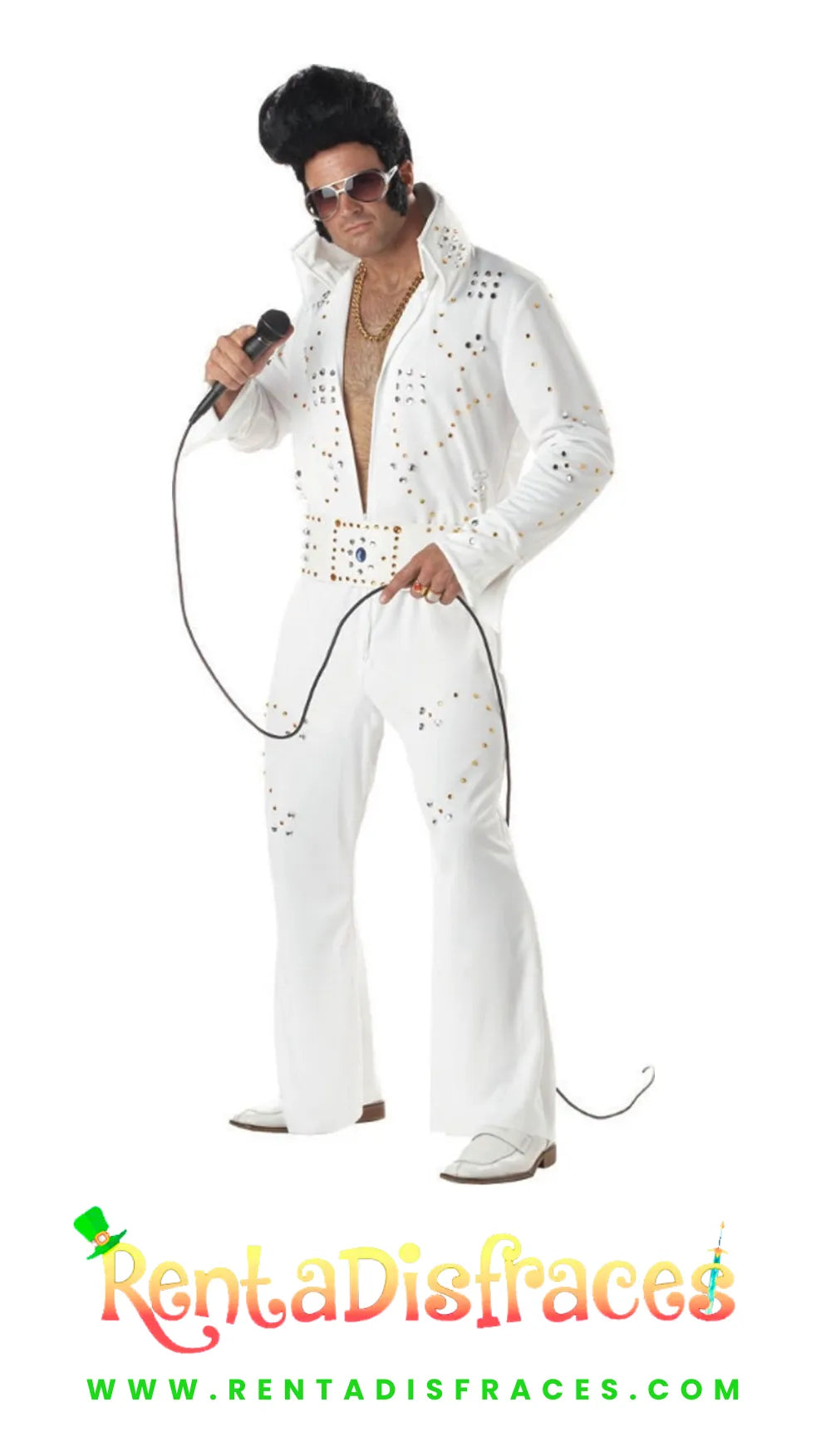 702.- Disfraz de Elvis de lujo