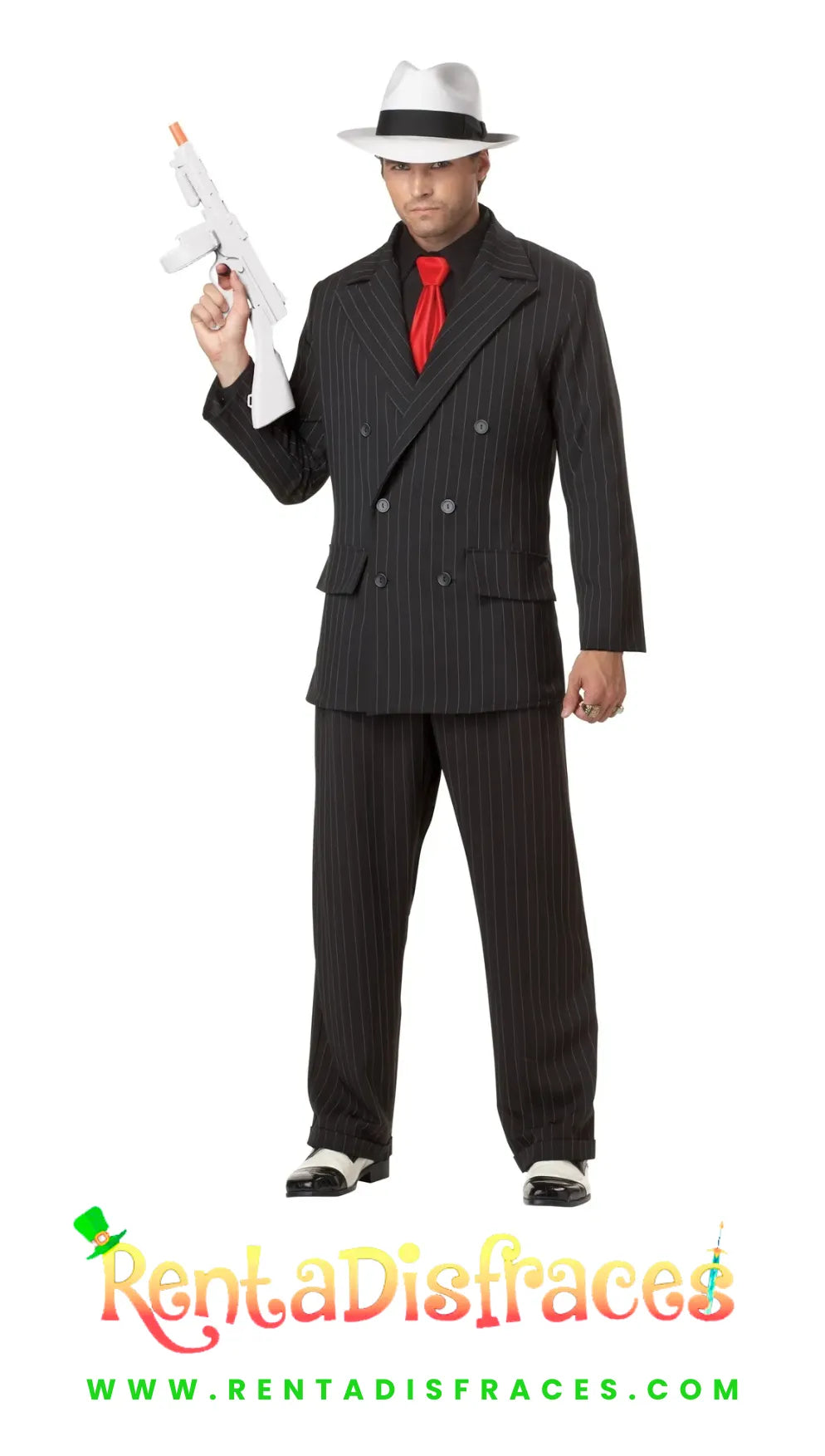 700.- Disfraz de Gangster italiano