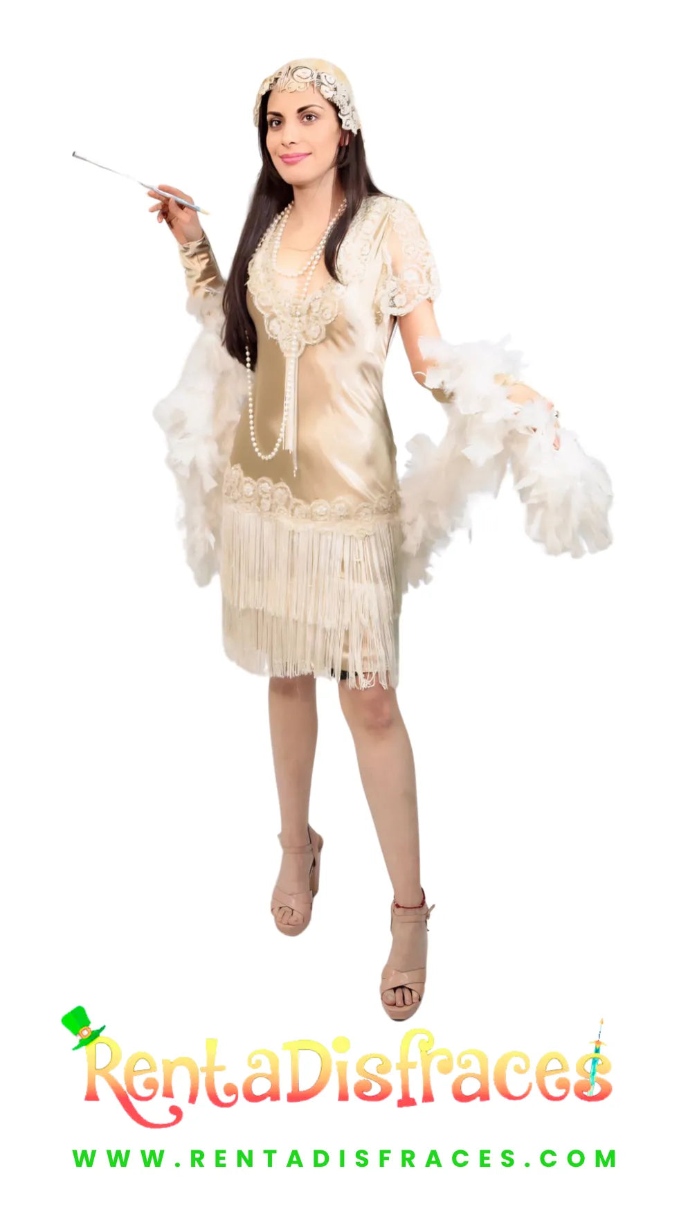 Disfraz Gatsby arena de lujo