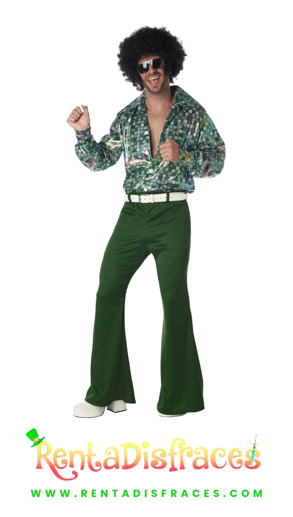Disfraz Green Traje Disco