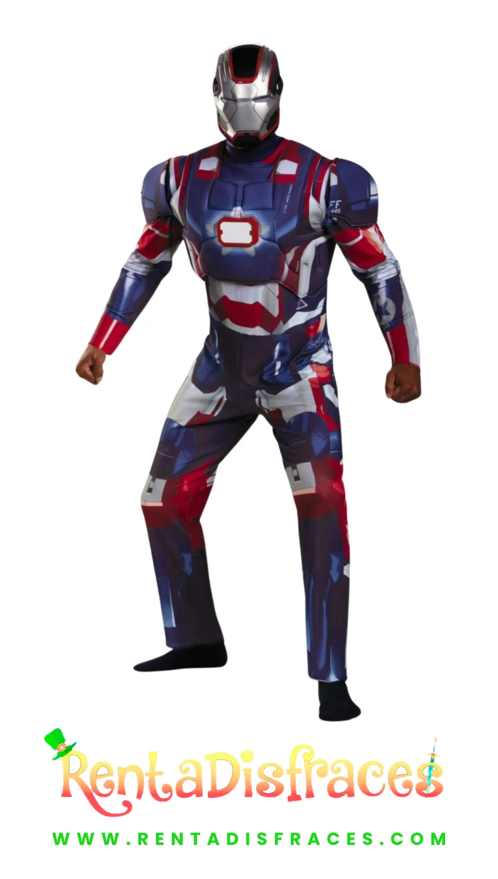 063.- Disfraz de Iron Man Patriot