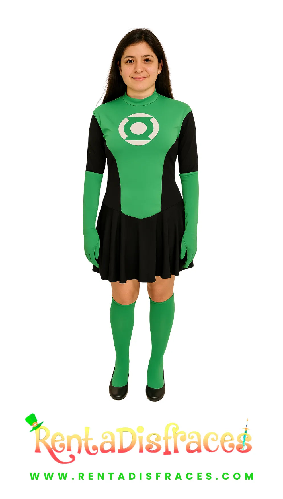 058.- Disfraz de Linterna Verde sexy licra