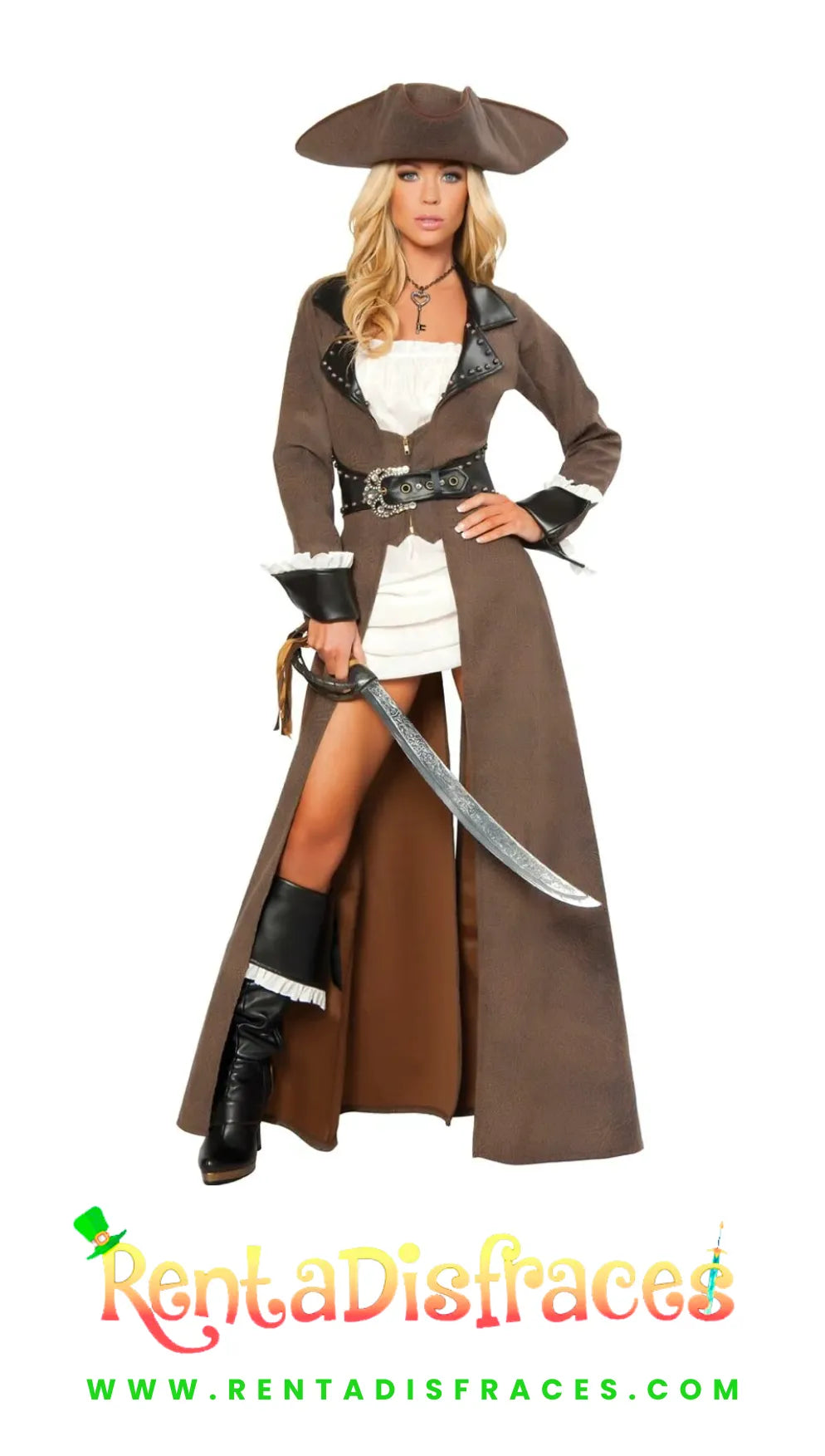 399.- Disfraz de Novia de Jack Sparrow