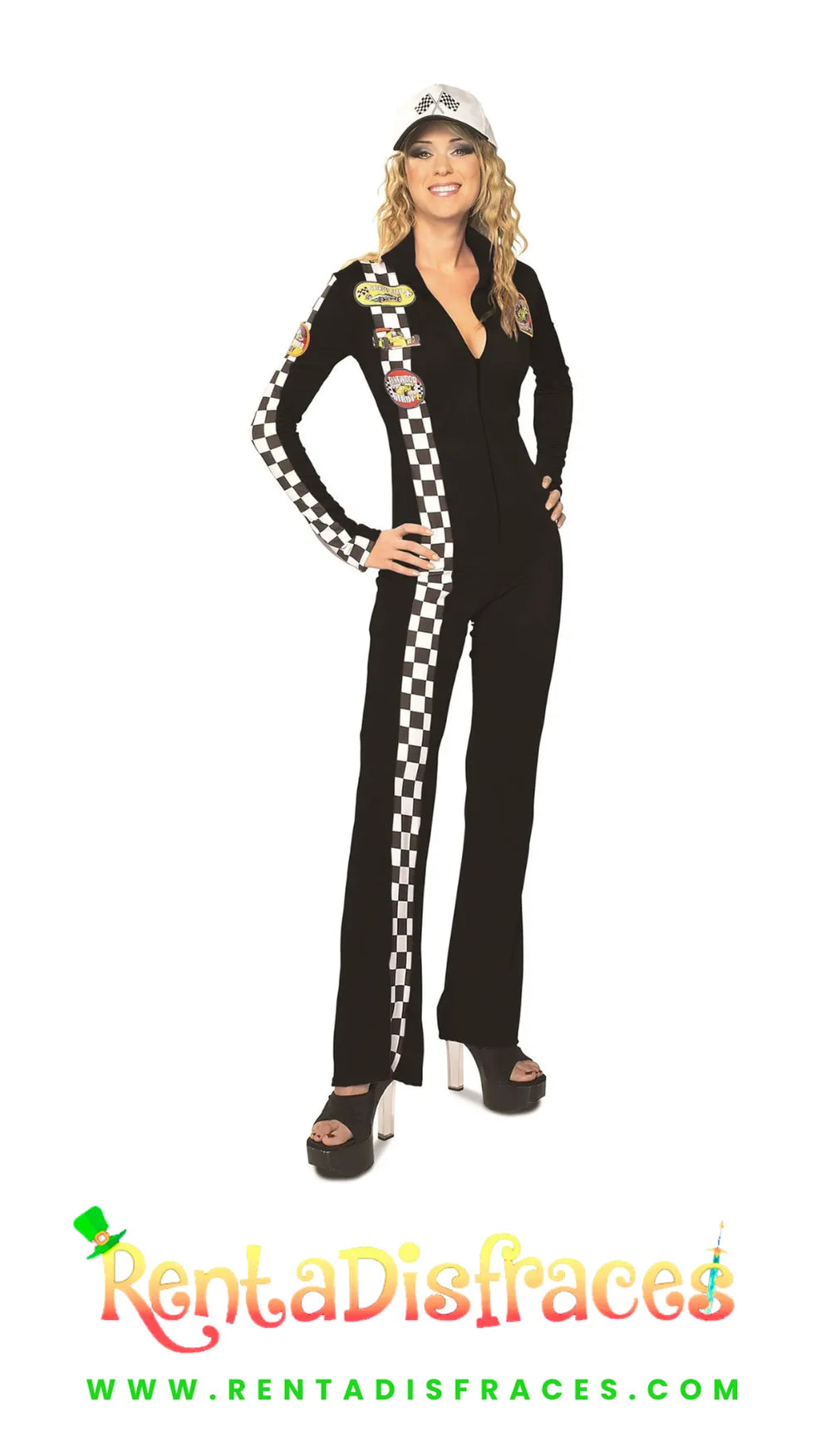 453.- Disfraz de Piloto de carreras sexy