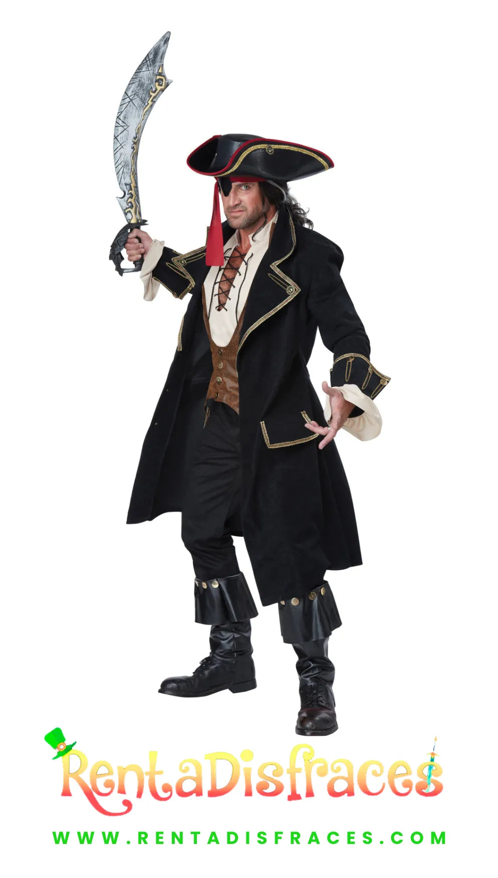 412.- Disfraz de Pirata Black Sam