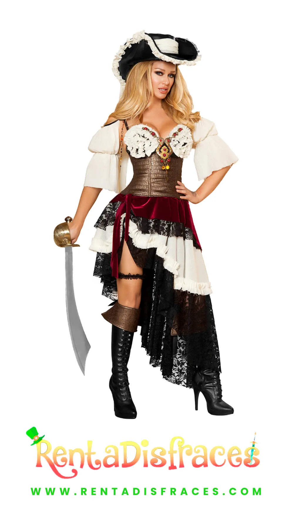 417.- Disfraz de Pirata Pasión