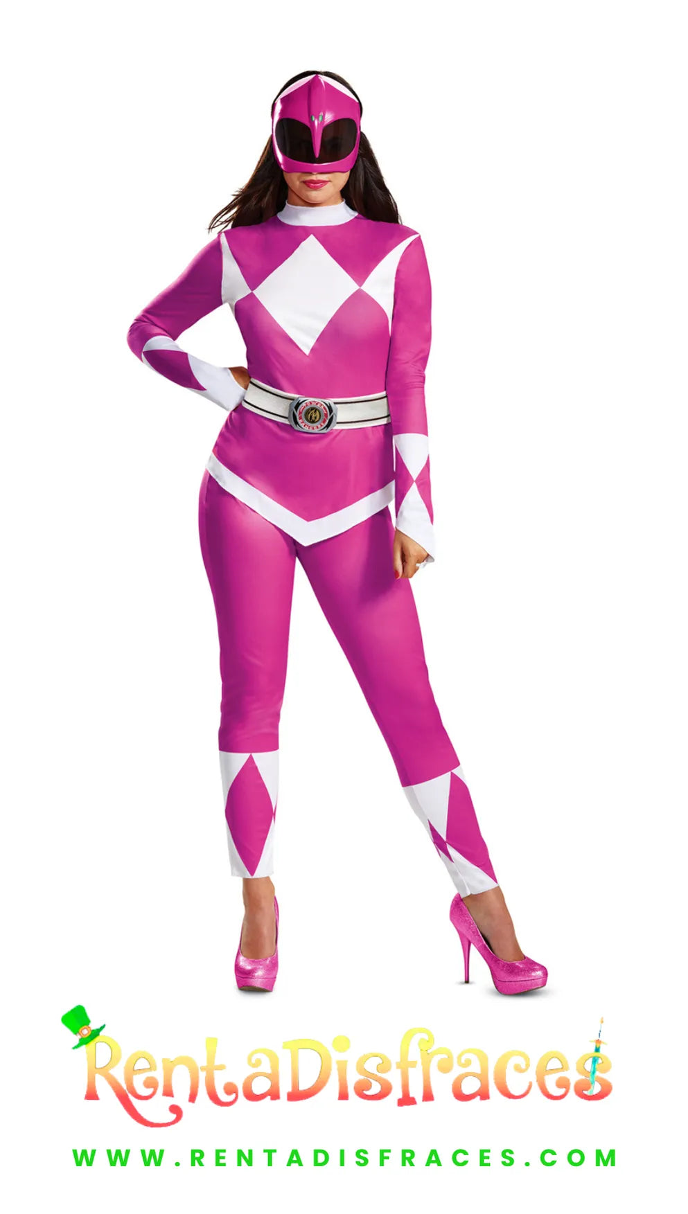 112A.- Disfraz de Power Ranger Pink
