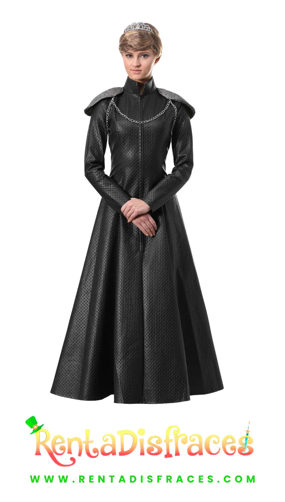 242.-Disfraz de Reina Cersei Lannister modelo negro tipo piel