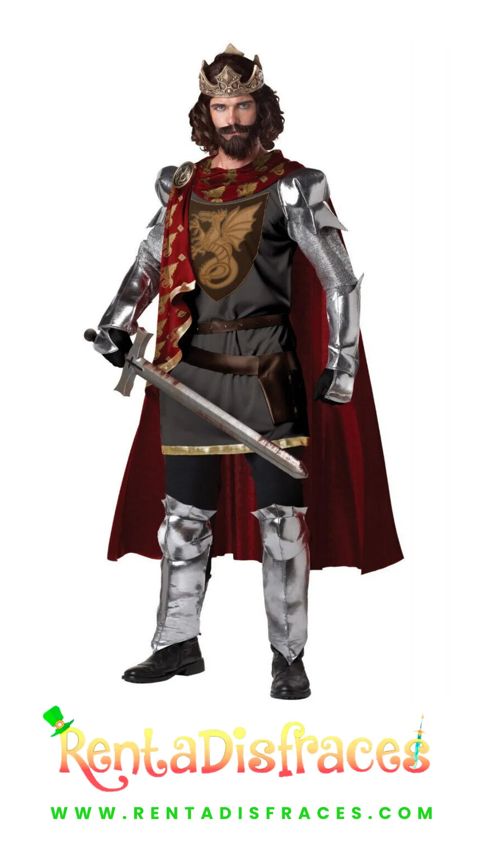 225.- Disfraz de Rey Arturo