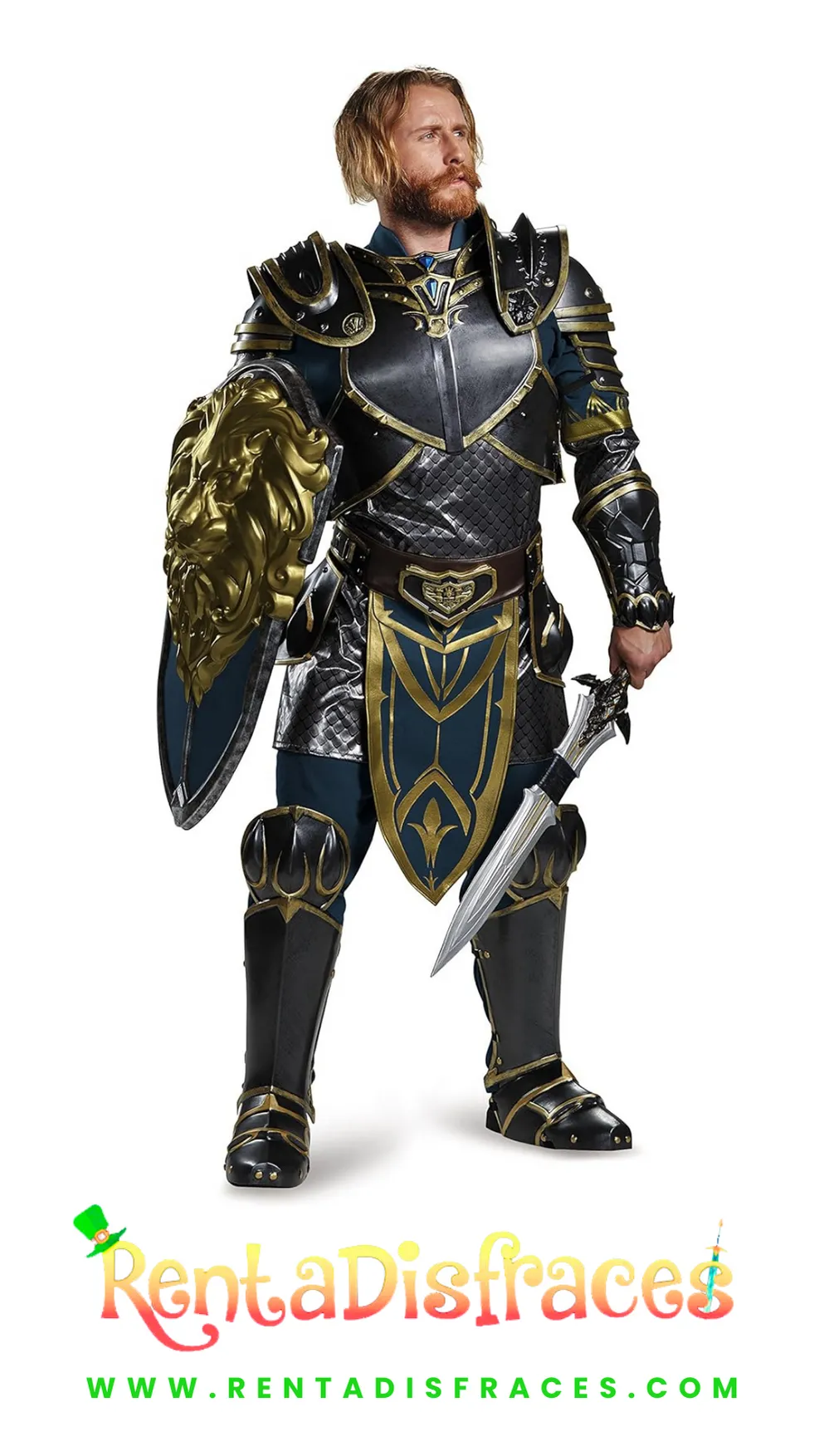 229.- Disfraz de Rey Warcraft armadura