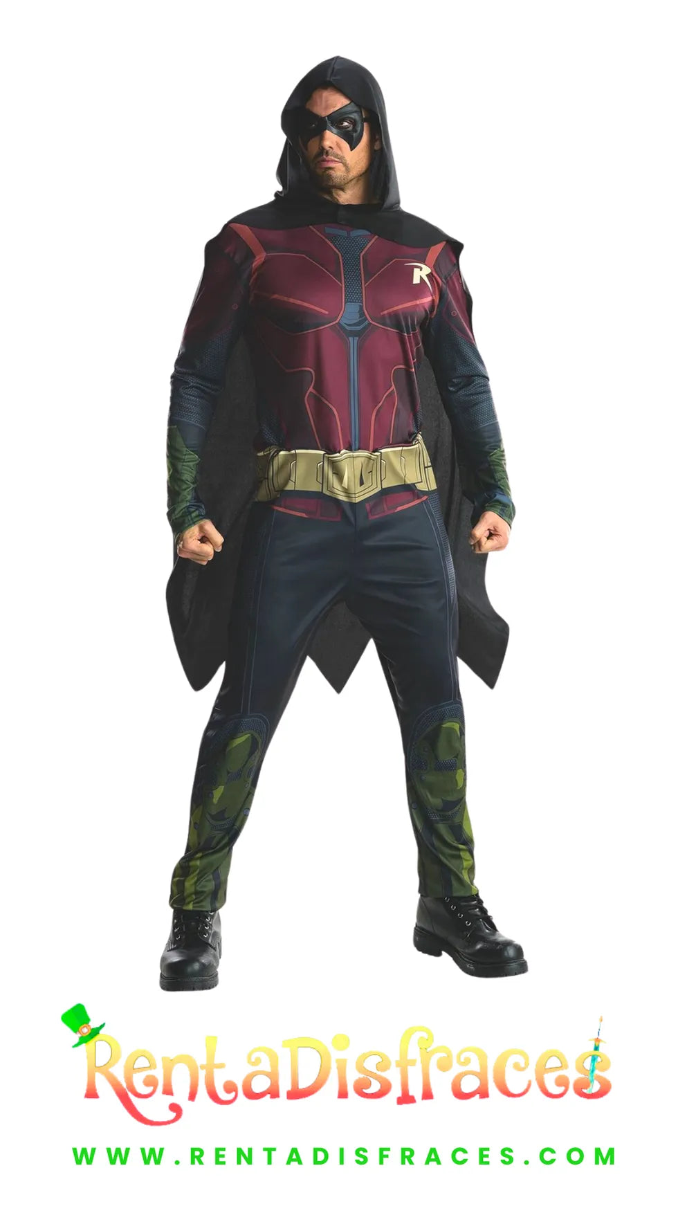 016b.- Disfraz de Robin Gótico Sencillo