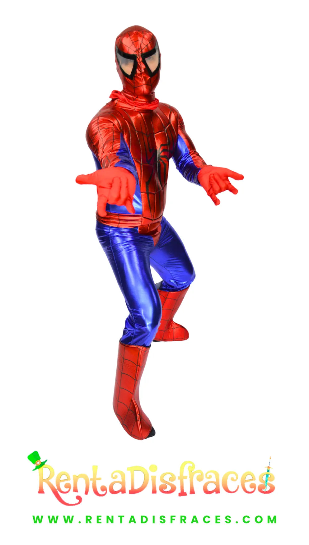 088B.-  Disfraz de Spiderman Metálico