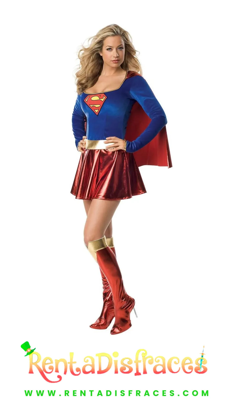 040.- Disfraz de Supergirl sexy