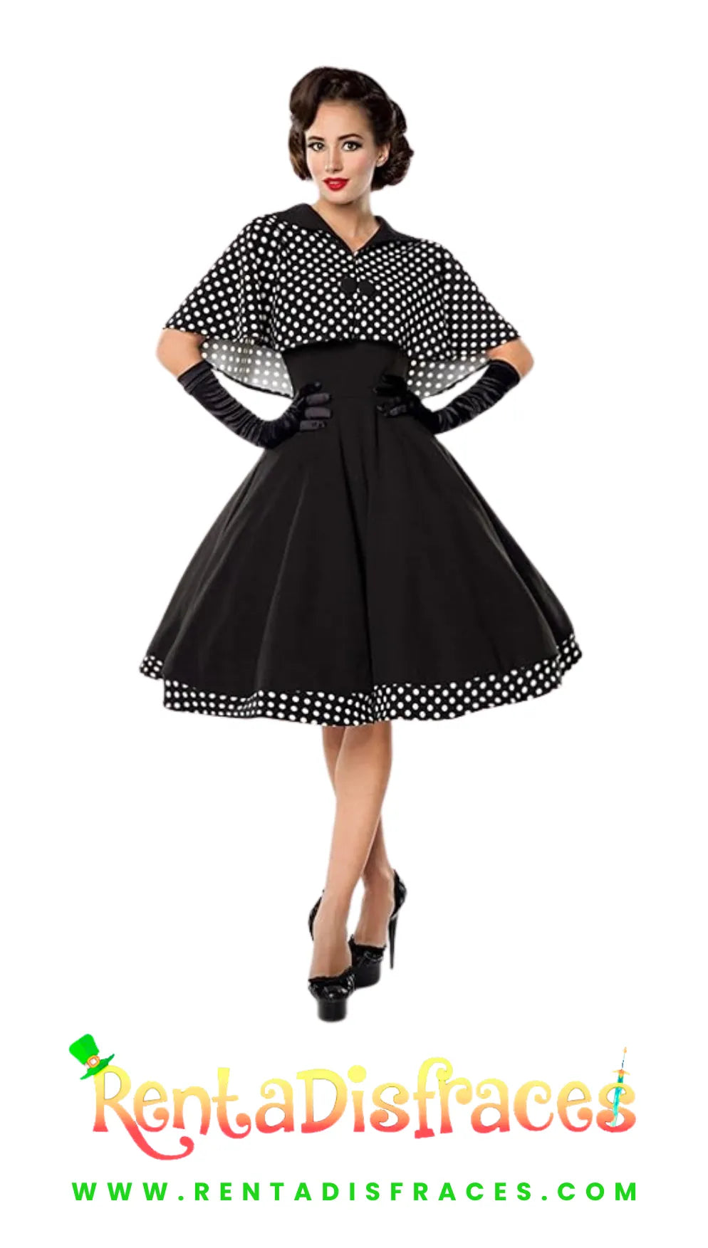 Disfraz Swing Lunares