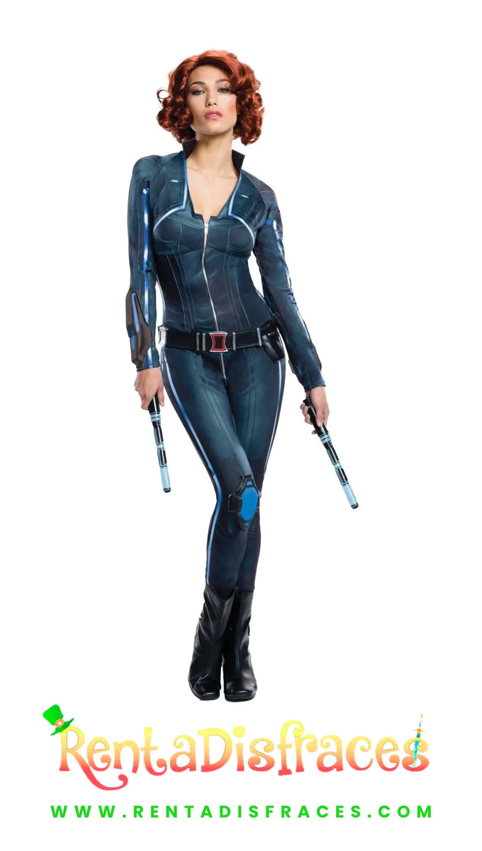 073.- Disfraz de Viuda Negra Avenger